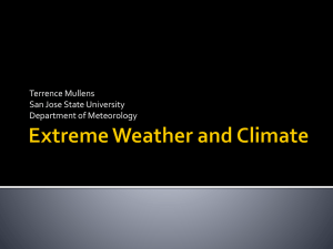 Lecture 10: Extreme Weather - Department of Meteorology and