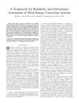 A Framework for Reliability and Performance Assessment of Wind