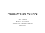 Propensity Score Matching