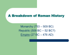 Roman Historical Periods
