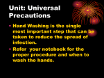 Unit: Universal Precautions