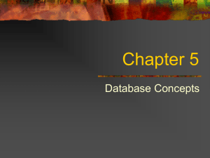 Databases Concepts