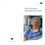 Day Procedure Discharge information