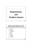 Resistive displacement sensors