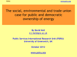 Powerpoint - Trade Unions for Energy Democracy