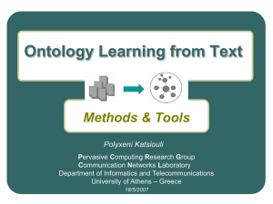 Ontology Learning from Text