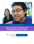 Resource Guide for Adolescent and Young Adult Survivors of Cancer