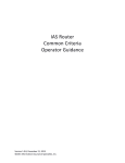 IAS Router Common Criteria Operator Guidance