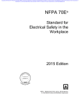 NFPA 70E (2015) – Standard for Electrical Safety in the