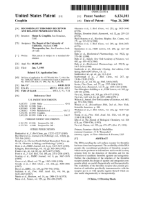 Recombinant thrombin receptor and related pharmaceuticals