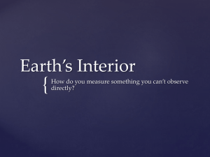 Interior of Earth