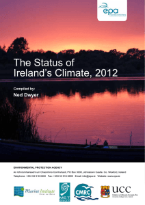 The Status of Ireland`s Climate, 2012