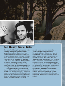 Ted Bundy, Serial Killer - HarpenauForensics