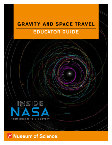 gravity and space travel educator guide