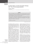 A short history of anti-rheumatic therapy VIII. The
