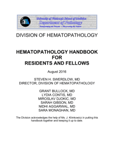 Hematopathology Handbook for Residents - UPMC