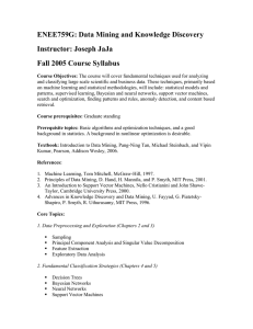 Joseph JaJa Fall 2005 Course Syllabus