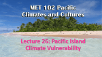 Climate Change in the Pacific