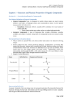 Chap 1 - Notes - StrucandPropOrganicComp