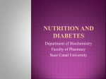 Nutrition and Diabetes