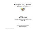 AP Biology - Colegio Karl C. Parrish