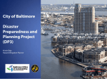 Baltimore City Climate Action Plan Advisory Committee Meeting #1
