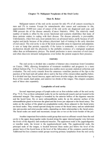 Malignant Neoplasms of the Oral Cavity