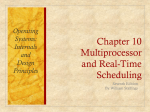 Slide 10 : Multiprocessor Scheduling