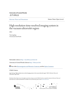 High resolution time-resolved imaging system in the