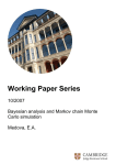 PDF - Bayesian analysis and Markov chain Monte Carlo simulation