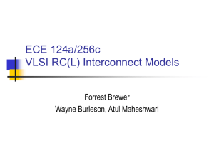 ECE 124a/256c Advanced VLSI Design