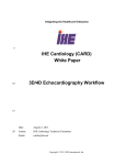 3D/4D Echocardiography Workflow