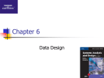 Chapter 6 Data Design - High Point University