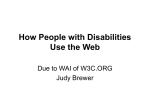 How People with Disabilities Use the Web