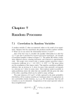 Chapter 7 Random Processes - RIT Center for Imaging Science