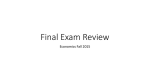 Final Exam Review - Ector County ISD.