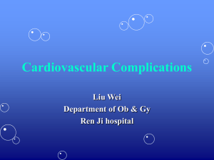 Cardiovascular Complications