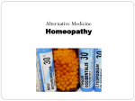 Homeopathy - Zaidan Clinic