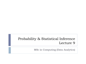 simple linear regression model