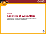 Section 3 Societies of West Africa