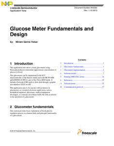 Glucose Meter - Fundamentals and Design