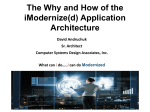 The Why and How of the iModernize(d) Application