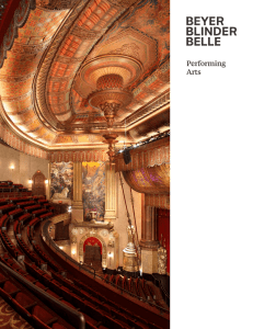 Performing Arts - Beyer Blinder Belle