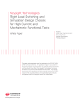 Keysight Technologies Right Load Switching and Simulation Design