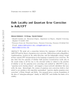 Bulk Locality and Quantum Error Correction in AdS/CFT arXiv