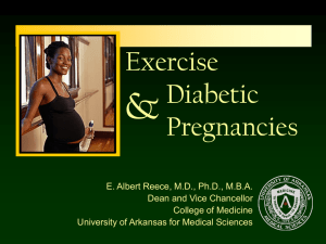 Exercise During Pregnancy - University of Arkansas for Medical