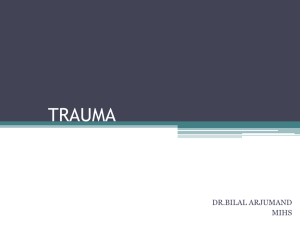 trauma and management - dental care pakistan