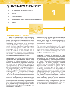 quantitative chemistry