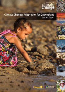 Climate Change: Adaptation for Queensland Issues Paper