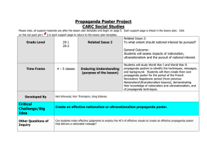 2 Propaganda Poster Project